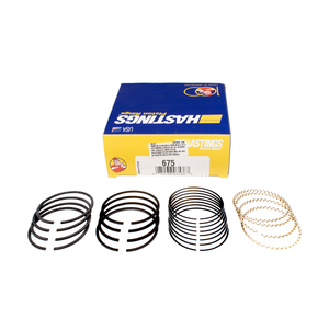 juego de anillos para pistones > set para 4 cilindros, ranuras: 2.0 x 2.0 x 4.0, diametro: 76.90 mm/ 3.028 in, material: hierro > 08-675 20 hastings