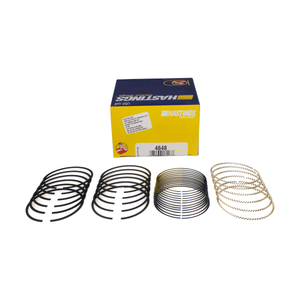 juego de anillos para pistones > set para 6 cilindros, ranuras: 1.5 x 1.5 x 3.0, diametro: 96.00 mm/ 3.780 in, material: hierro > 08-4648 20 hastings