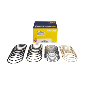 juego de anillos para pistones > set para 8 cilindros, ranuras: 2.0 x 2.0 x 4.75, diametro: 94.89 mm/ 3.736 in, material: hierro, laina corta > 08-4742 00 hastings