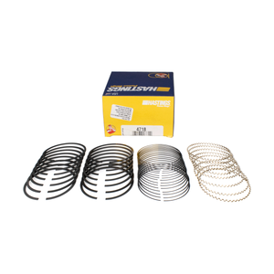 juego de anillos para pistones > set para 8 cilindros, ranuras: 1.98 x 1.98 x 4.75, diametro: 107.95 mm/ 4.250 in, material: hierro, laina corta > 08-4718 40 hastings