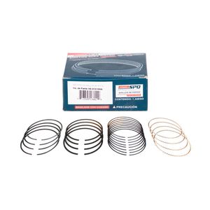 juego de anillos para pistones > set para 4 cilindros, ranuras: 1.2 x 1.2 x 2.5, diametro: 87.50 mm/ 3.445 in, material: cromo > 09-2c5158a 20 spq